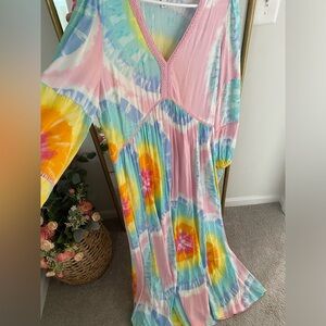 Tie-Dye Maxi Dress XL
